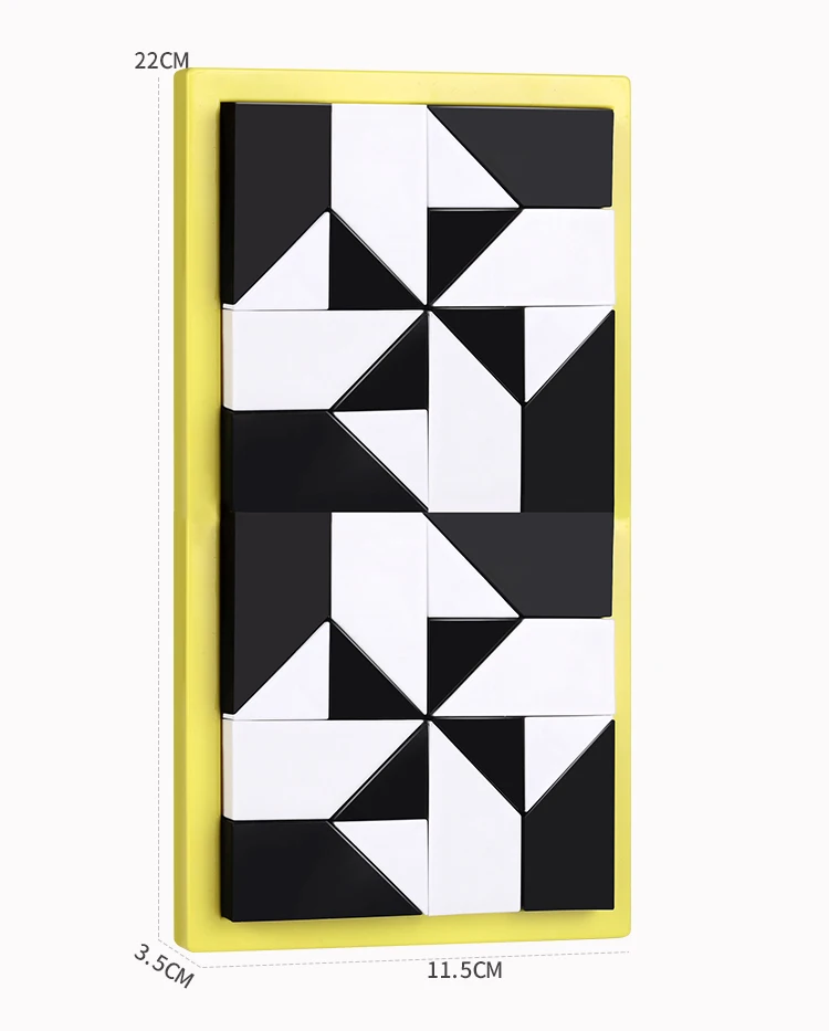 Educational Black and White Building Block Puzzles, Educational Toys That Promote Learning, Entertainment, Intelligence, Manual and Mental Skills, Hand-Eye Coordination, Interaction, Interest Developm - 6