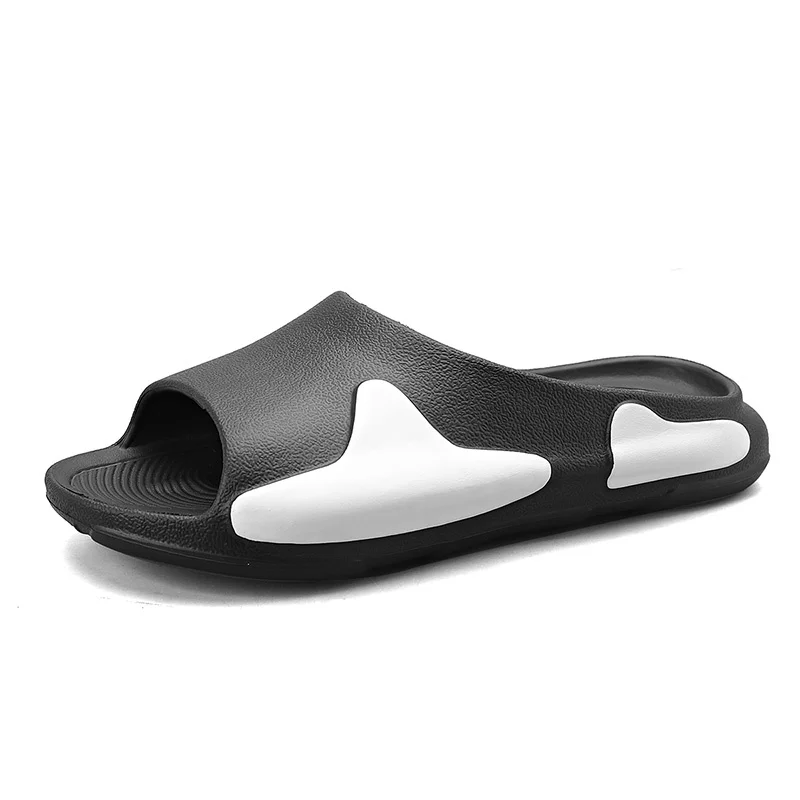 Tofflor för kvinnor och män Halkskydd med tjock sula Mjukt skum Sliders Tofflor för inomhus utomhus_voghion.com