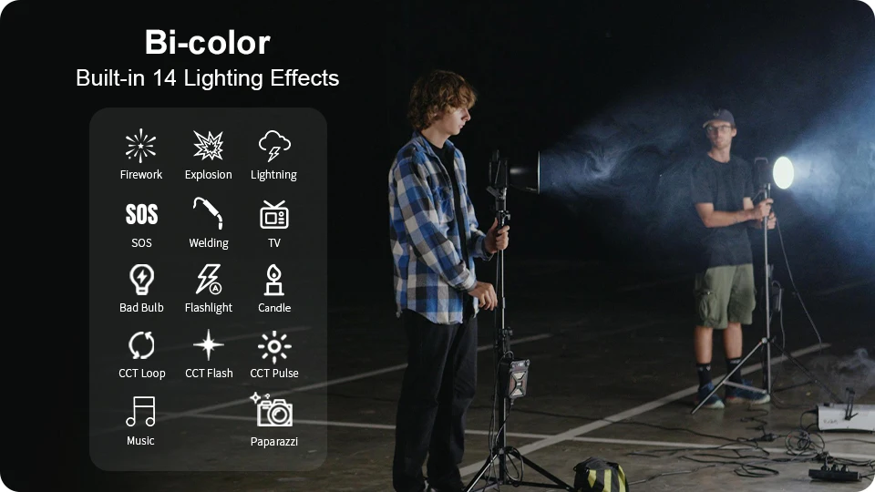MOLUS G300 300W COB LED Light Overclockable to 500W Video Lights 2700K-6500K APP