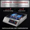 1800W NSF Certified Commercial Range Powerful Countertop Burner Pro Chef Professional 6