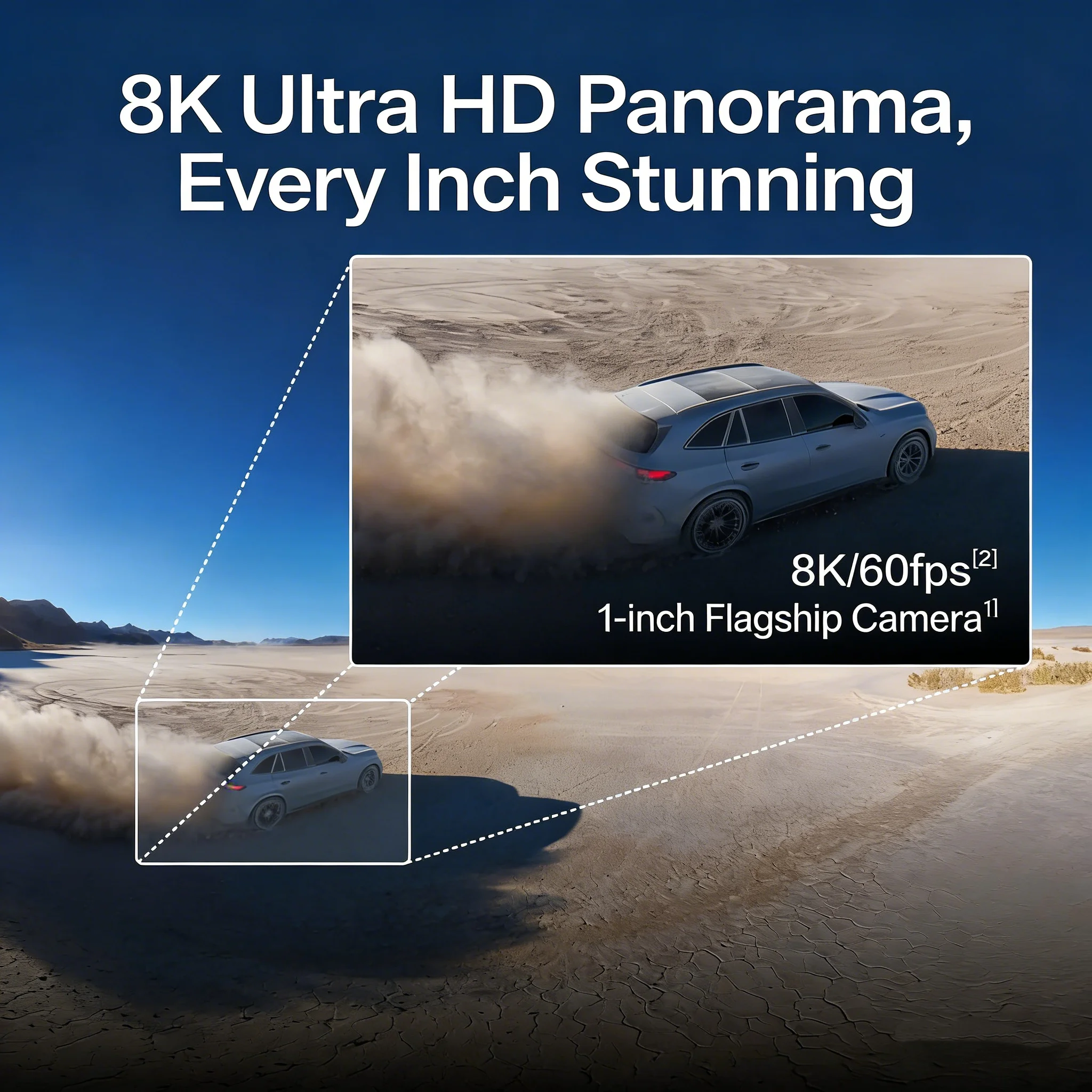 Caméra Avata 360° 8K HDR avec évitement d'obstacles - Noir/Gris