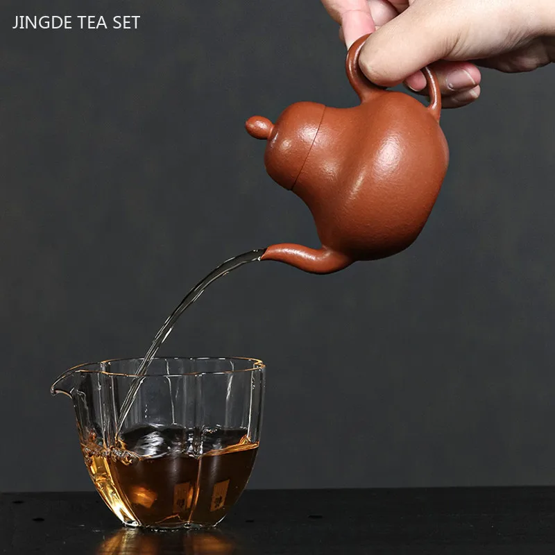 160ml Tradition Yixing Purple Clay Teapot Raw Ore Zhu Mud Filter Teapot Custom Chinese Zisha Tea Infuser Handmade Beauty Teaware