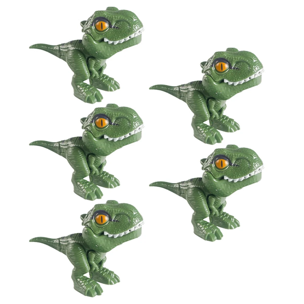 A72I Children'S Dinosaur Egg Finger Biting Toys Simulation Tyrannosaurus Tyrannosaurus Dinosaur Boy Funs Toys Green