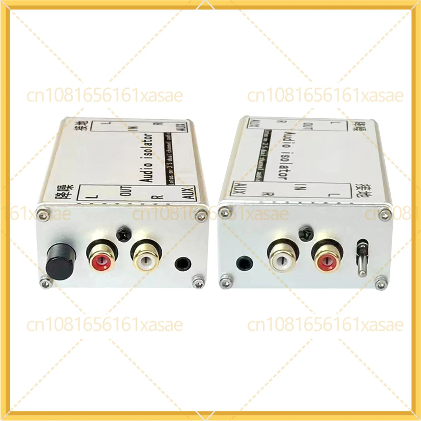 3.5mm RCA 오디오 아이솔레이터용 자동차 스피커 험 및 배경 소음 제거기 접지 루프 필터