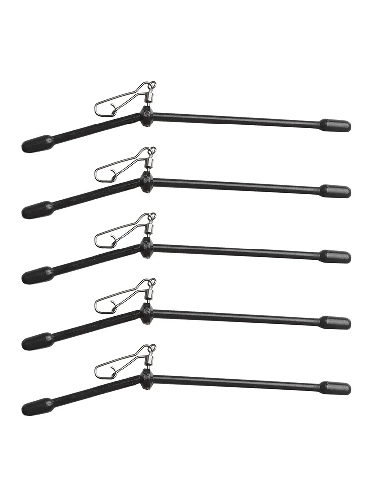 5 Stück Angeln Anti-Feeder Boom Spacer mit Druckknöpfen Balance Connector Tackle Rolling Swivel Snaps Balance Connector – Detail 34