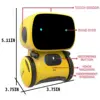 Yellow Smart Robot AT001 Toy Intellingent Partner With Voice Control And Touch Sensor Singing Dancing Talking For Kids Toy Gift 6