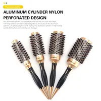 Peigne antistatique pour salon de coiffure, coiffure et curling, barbier, support pour femmes, brosse à cheveux bouclés, outil de coiffage 3