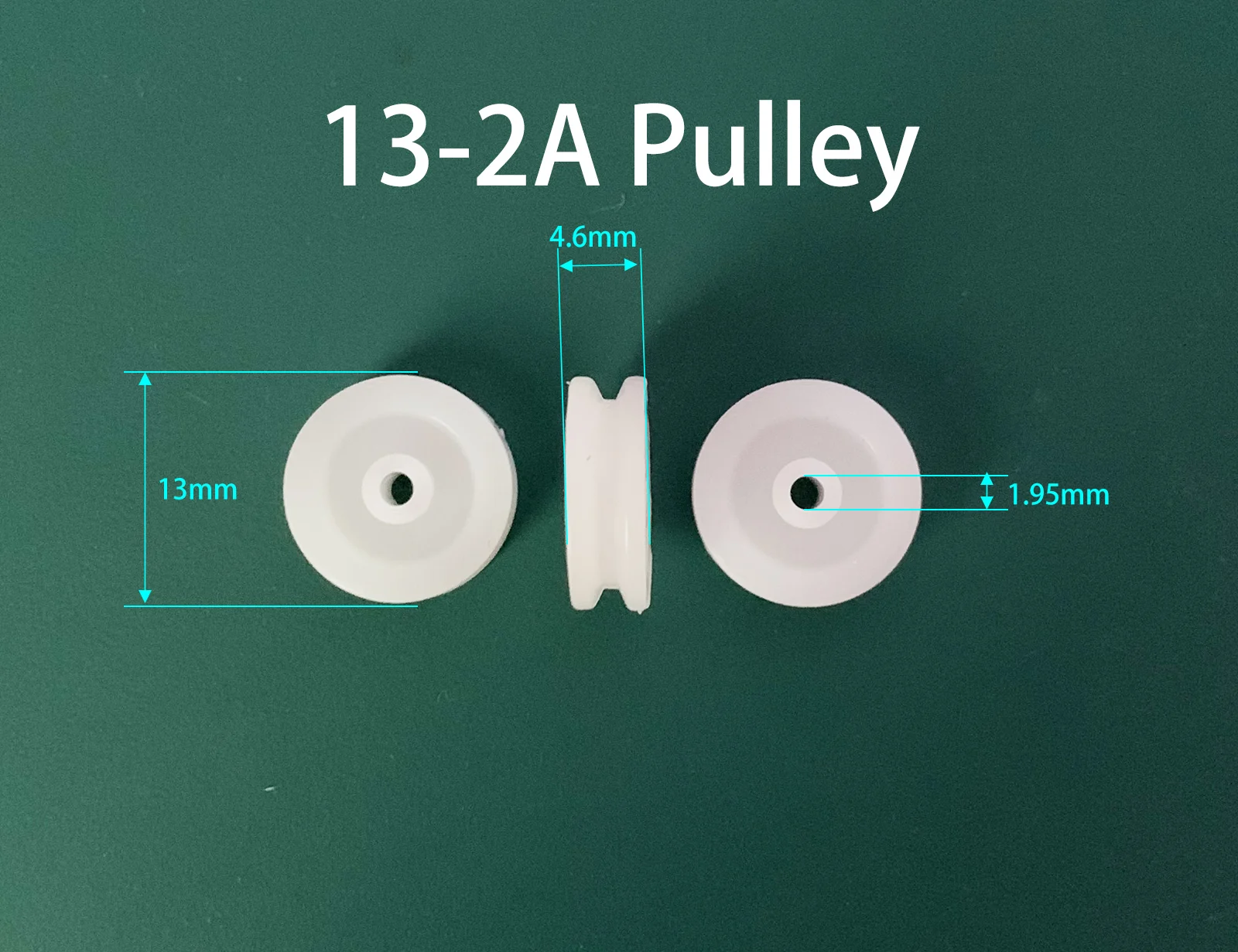 132a Pulleys Diameter 13mm Shaft Hole 2mm Belt Wheel 132a Plastic Belt