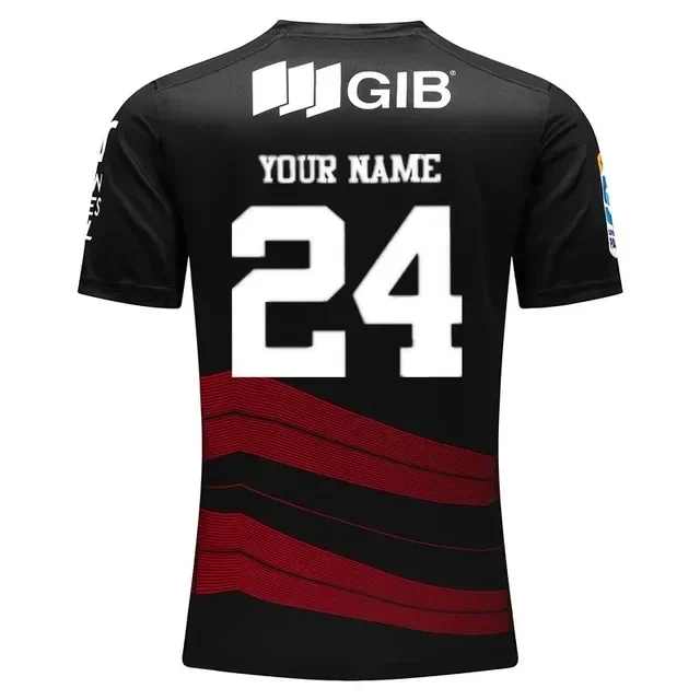 thumbnail image 1 of Camiseta de rugby de visitante para hombre Crusaders Rugby 2024 Talla: S-5XL (nombre y número personalizados impresos), 1 of 5