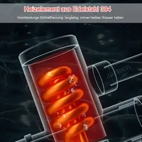 Robinet mitigeur électrique chaud-froid 3000W, robinet à chauffage instantané, Rotation à 360 degrés, chauffage rapide, fournitures numériques de cuisine et de salle de bains 3