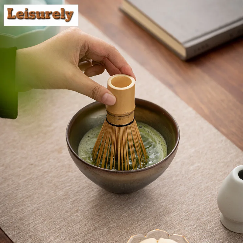 Jianzhan Matcha Tea Bowl Ceramic Song Dynasty Tools Japanese Stirring Whisk Set Accessories Ornaments Supplies Equipment Craft