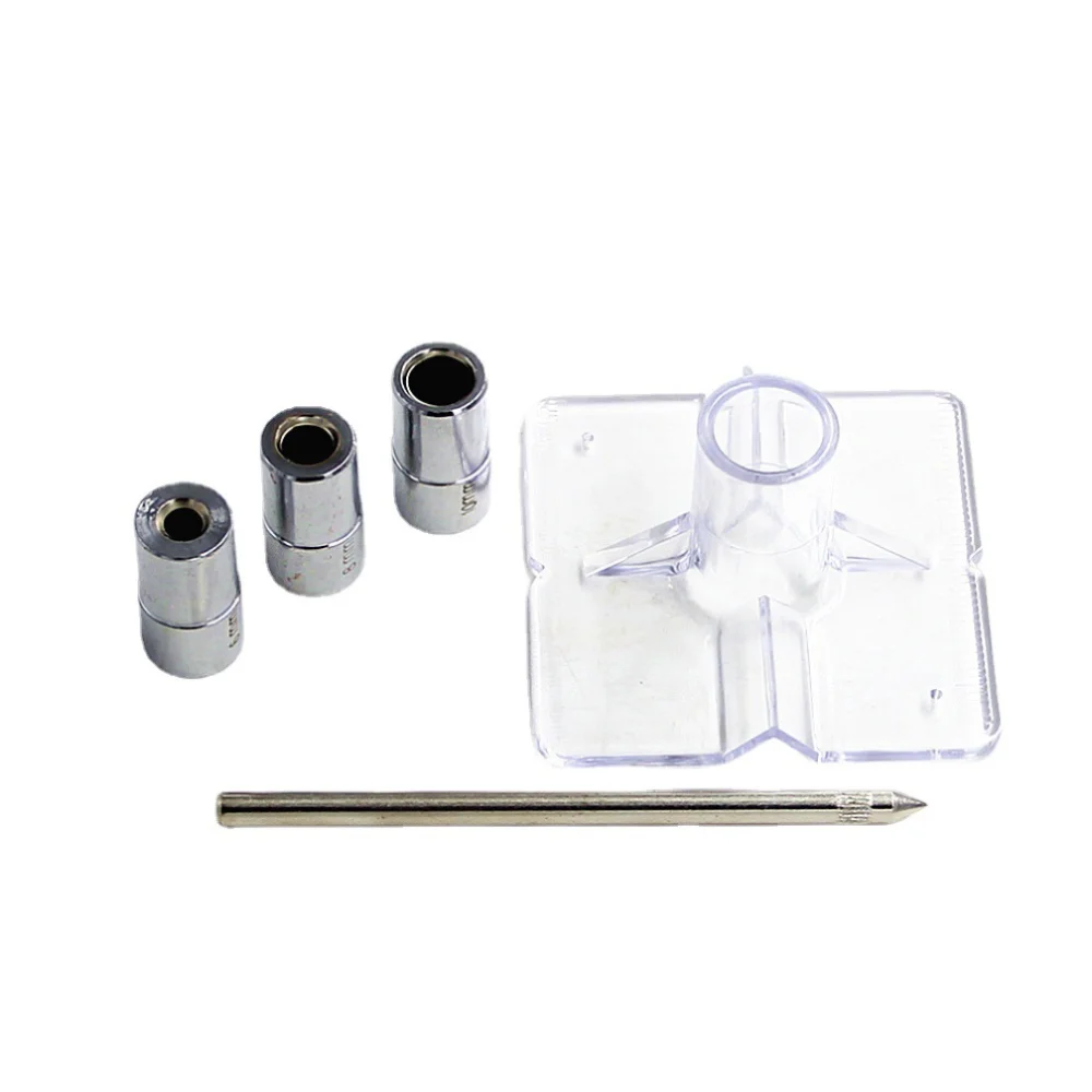 6mm8mm10mm Woodworking Hole Positioning Board Hole Opening Metal Tool Eyelet Screwdriver Head Tool Set