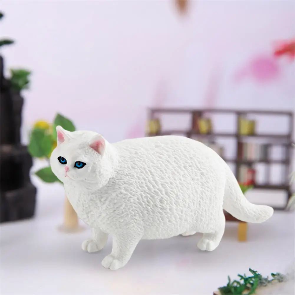 

Learning Models Realistic Miniature Cat Figurine Ornament Toy for Christmas Birthday Gift Vivid Look Simulation Model for Kids