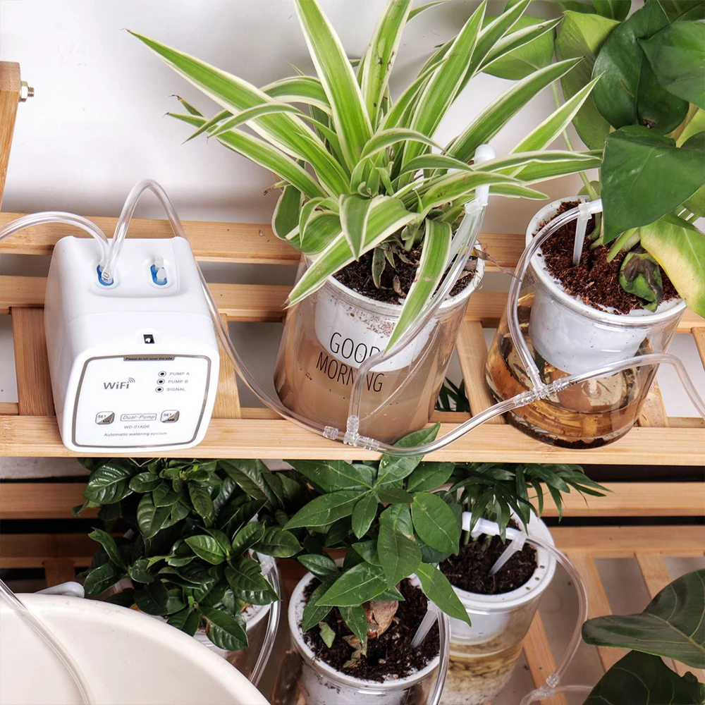 WiFi Self-Watering Kits Intelligent Drip Irrigation System Remote APP Controller Automatic Watering System Kits For Garden Plant - 4