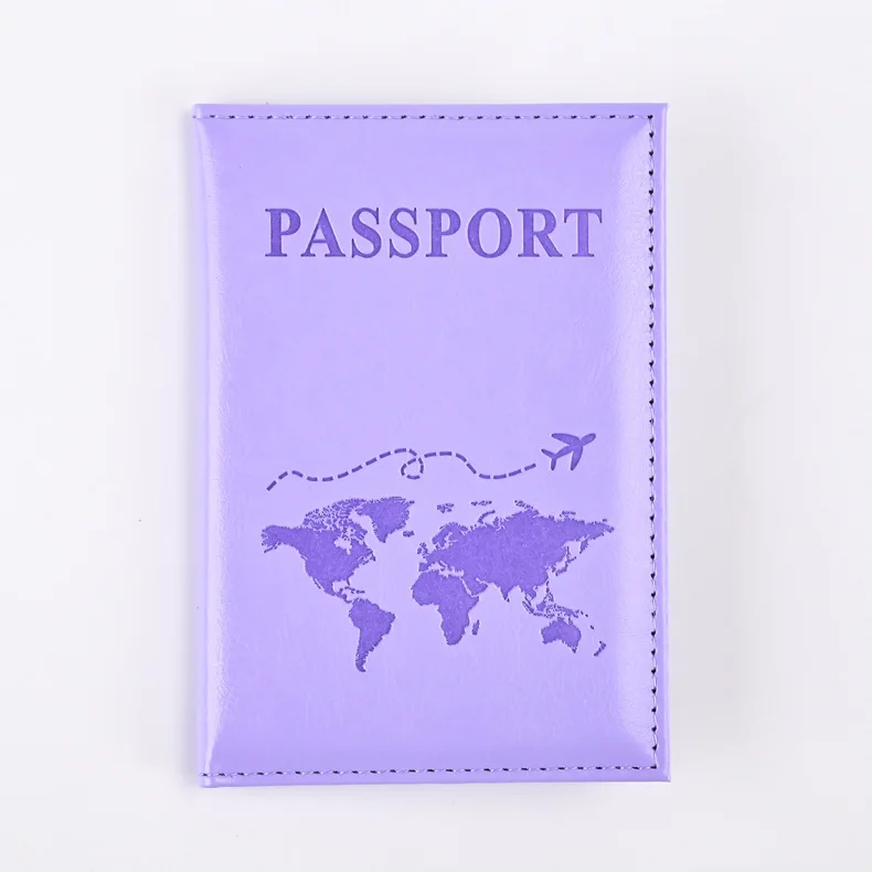 Colorful PU Passport Holder Ticket Passport Covers Travel Passport Protective thumbnail 4