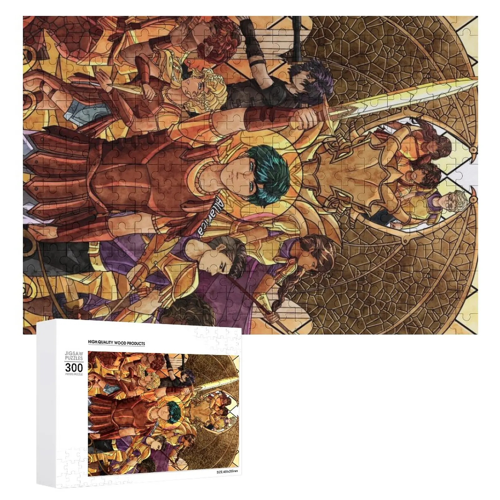 Percy Jackson Stained Glass Jigsaw Puzzle Accessories Models Gunpla Custom  Photo Puzzle - AliExpress