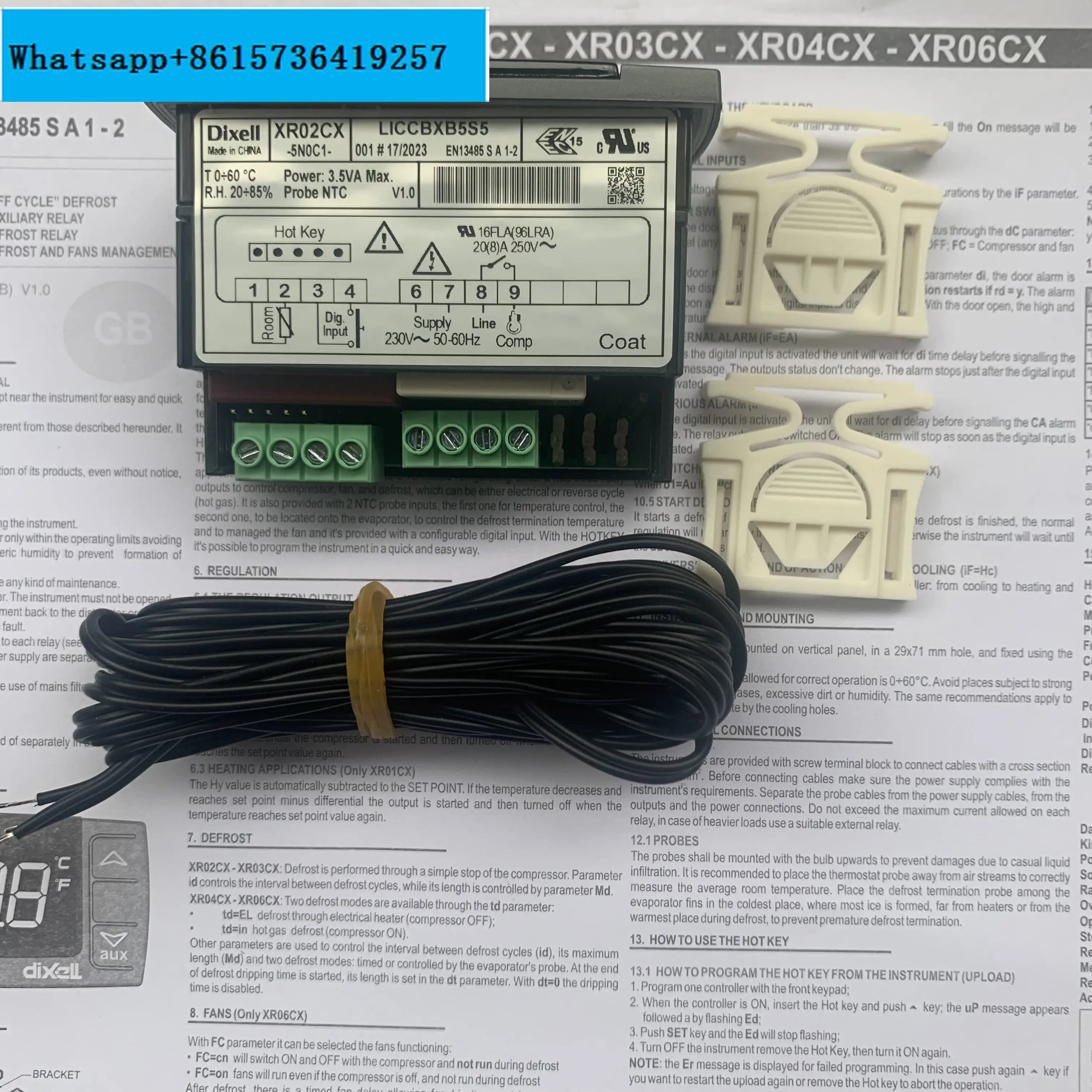 Regolatore Di Temperatura Del Frigorifero Regolatore Di Temperatura Sprite Xr02Cx Regolatore Di Temperatura Sprite Xr02Cx-5N0C1