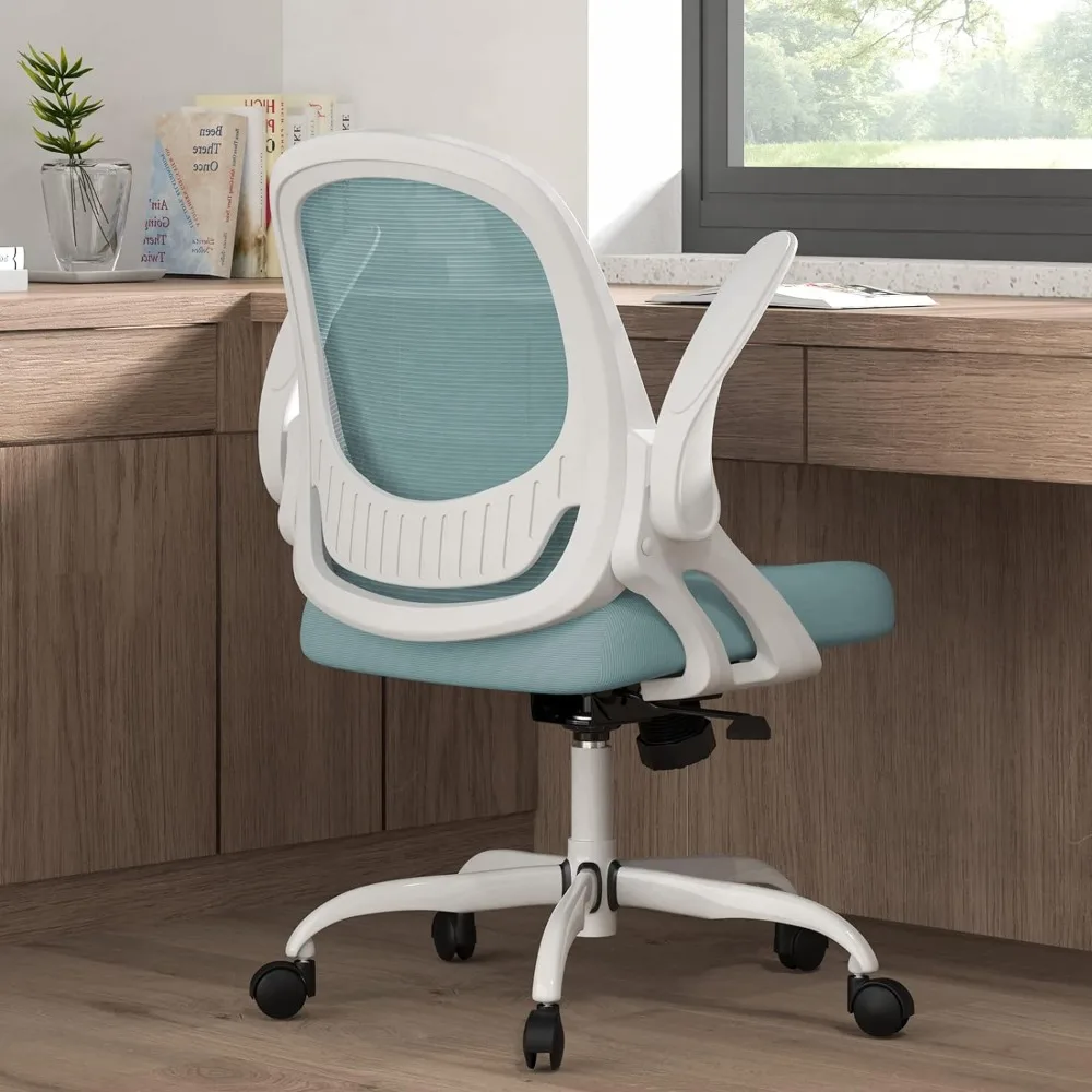 Home Office Chair Work Desk Chair Comfort Ergonomic Swivel Computer Chair, Breathable Mesh Desk Chair, Lumbar Support Task gratlin full support plus size maternity breastfeeding nursing bra sport comfort cotton yoga breathable sportswear pregency