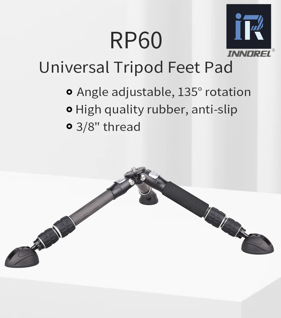 RP60 Universal Tripod Flexible Feet Pad Non Slip Tripod Monopod Pad Replacement
