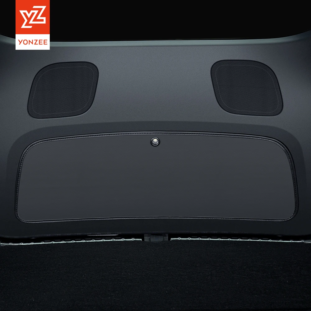 YZ For Tesla Model Y Trunk Leather Protective Anti-dirty Pad For Tesla Car Trunk Tailgate Protection Pad ModelY Accessories