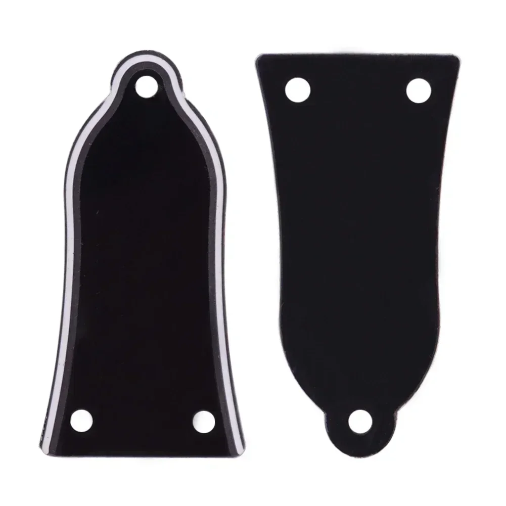 3 löcher Gitarre Glocke Form PVC Glocke Stil Elektrische Gitarre Halsstab Abdeckung Für Gibson Gitarre Ersatzteil Zubehör