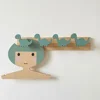Sponge Coat Hook Dinosaur Child Decor Entryway Rack Key Holder for Wall Wooden Clothes 6