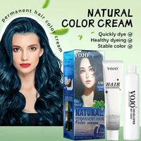 Ensemble de teinture pour cheveux colorée, 12 couleurs disponibles, sûrs et durables, unisexe adulte, coiffure normale, Kit de teinture pour cheveux, couleur de cheveux festive 3