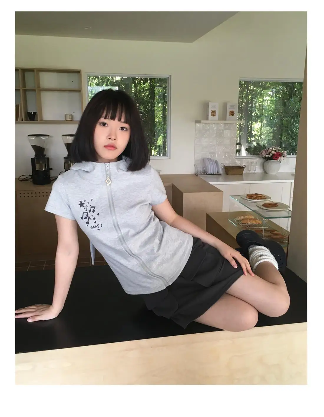 Coreano Cute Rabbit Malha Tops - Kawaii Fashion Shop