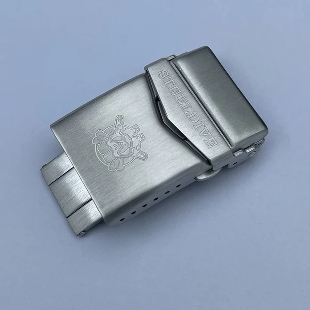 STEELDIVE 18mmm 22mm Stainless Steel Watch Band Milled Buckle for Watch