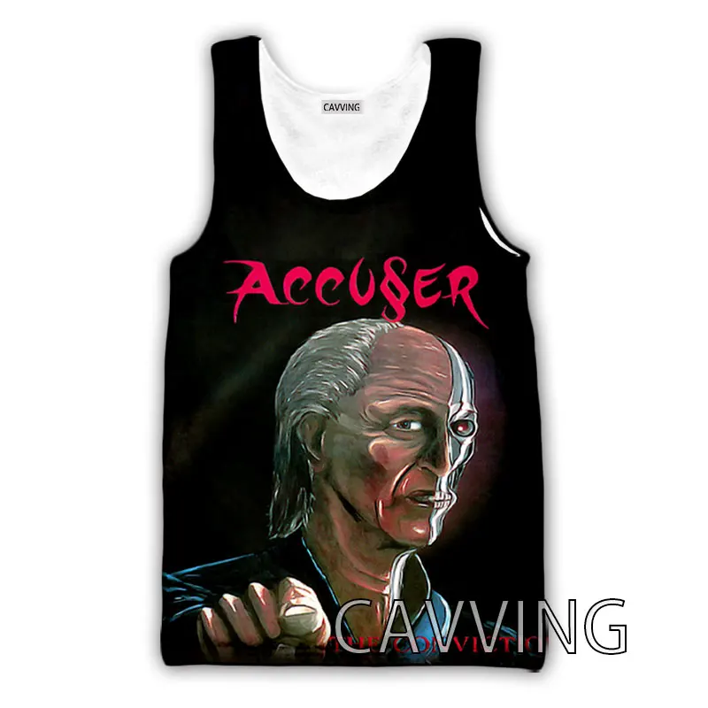 New Fashion Women/Men'S 3D Print Accugaricer Rock Canotte Harajuku Vest Summer Undershirt Camicie Streetwear