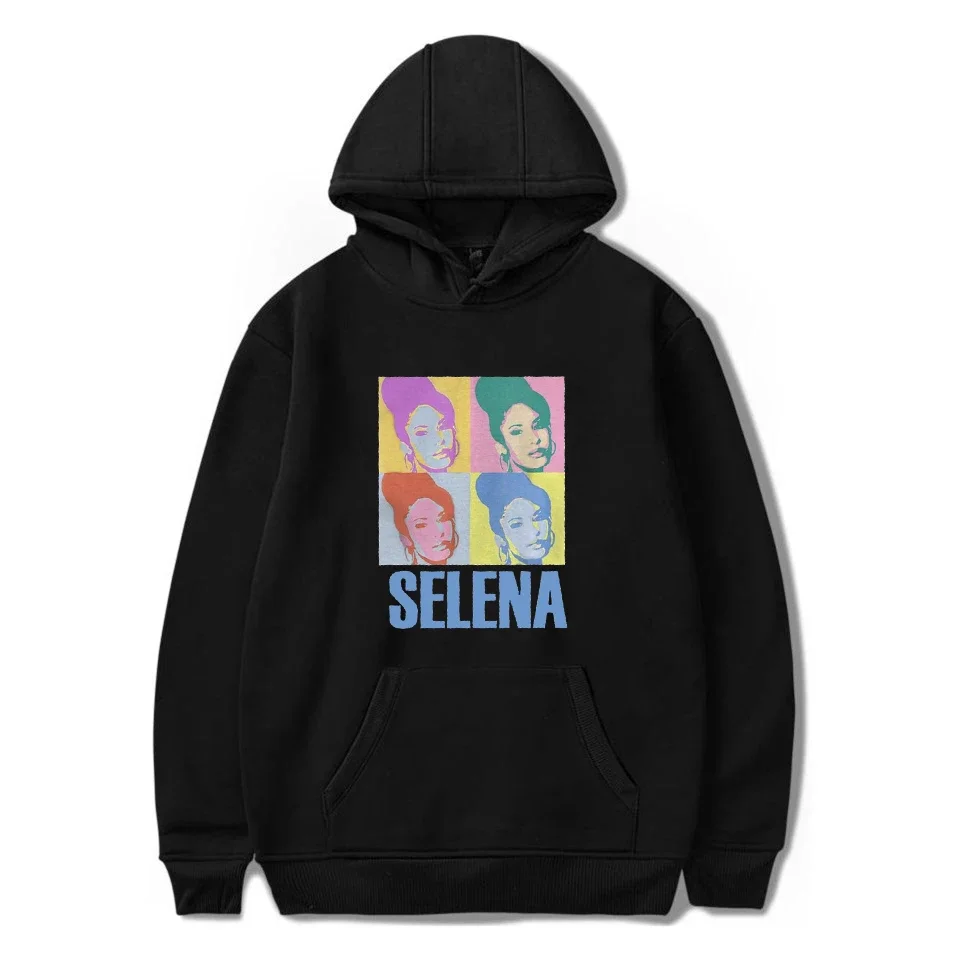 

Selena Singer Hoodie Men's 90s Casual Retro Hoodie Street Hip Hop Long Sleeve Hoodie Autumn Pullover Y2K Fashion Men's Clothing