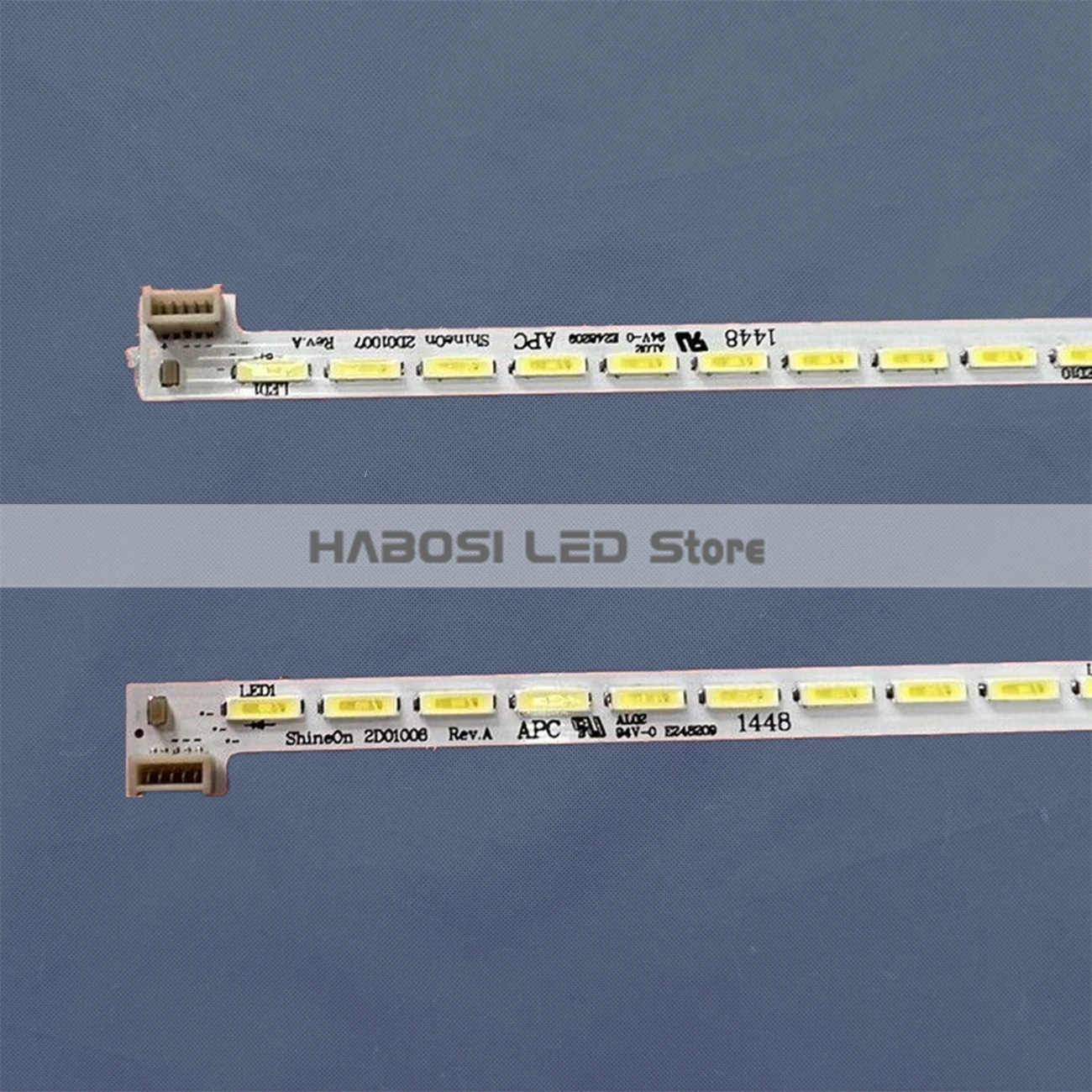 2pcs/Kit LED Strips for 7749 642000 L130 R130 R110 L110 R160 CRH A42270201803R3Y5 ShineOn 2D01005 Rev.C 2D01006 Rev.C SEL420FY 2