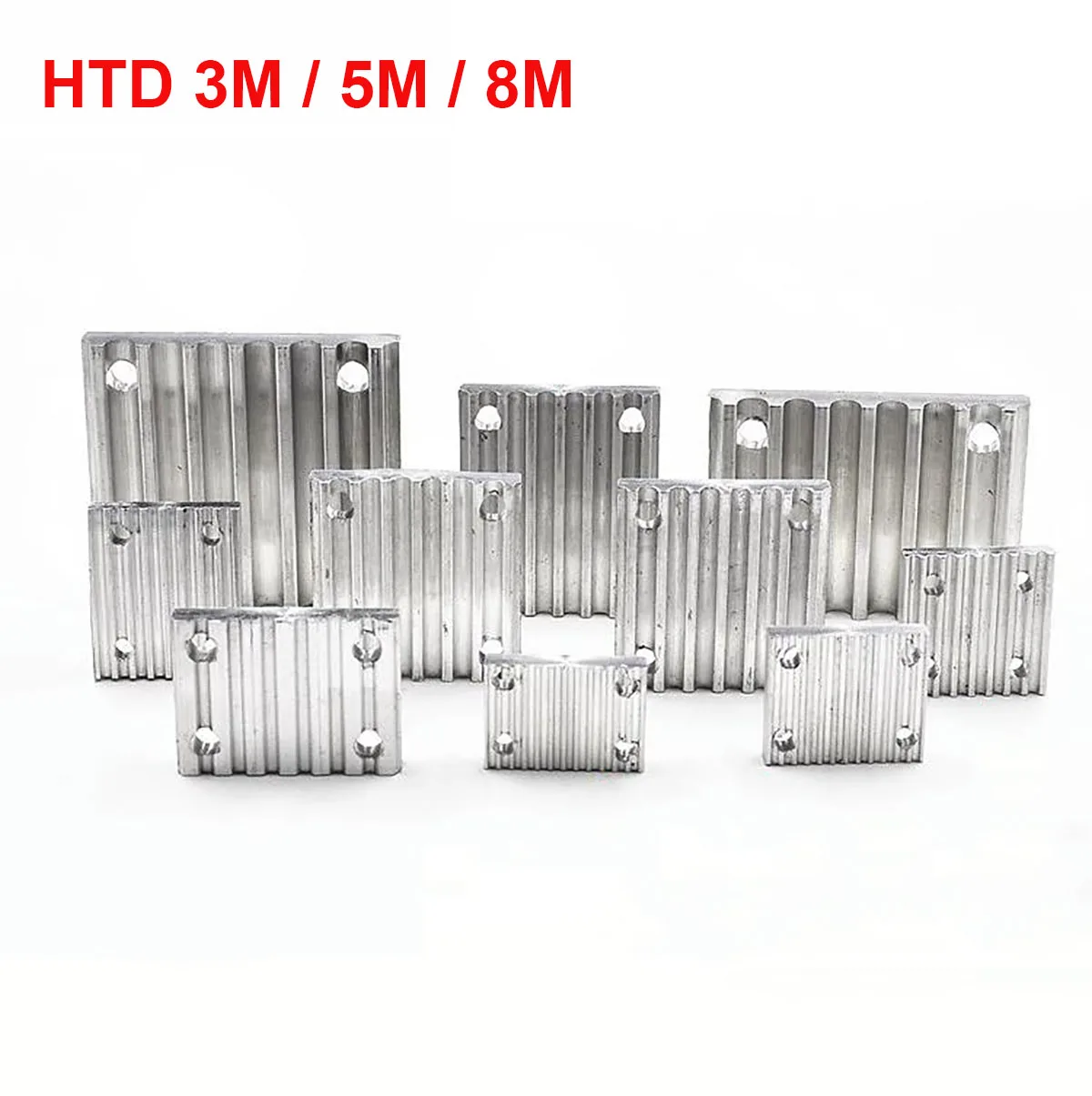 

1Pcs Aluminum Arc Clamp Tooth Plate HTD 3M 5M 8M for Open Synchronous Belt Fixed Clip Timing Belt Connection Teeth Plate