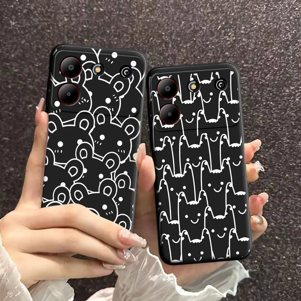 Natural Soft Silicone Floral TPU Phone Case - Beauty Back Cover Protector