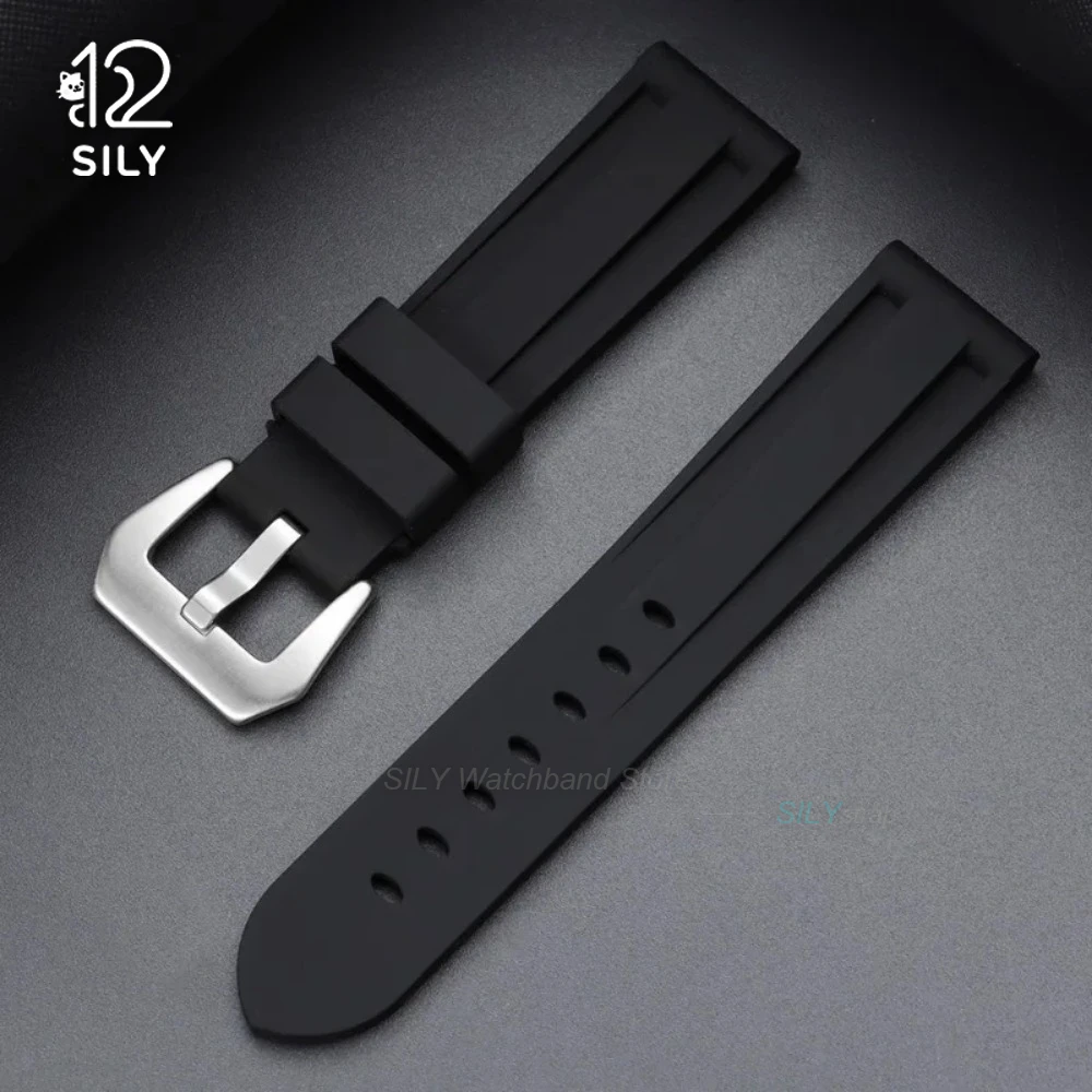 Silicone Sport Watch Band - Blue, Black, Brown Bracelet Accessories Universal Wristbelt