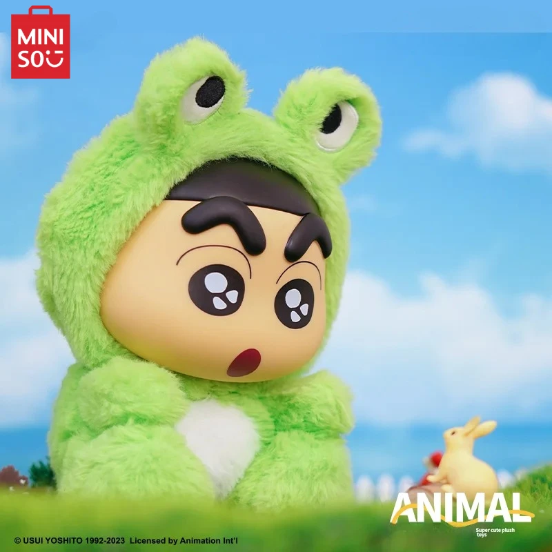 

Blind Box MINISO Crayon Shin-chan Vol.1 Series Vinyl Plush Animal Cross-dressing Doll Animation Peripheral Model Birthday Gift