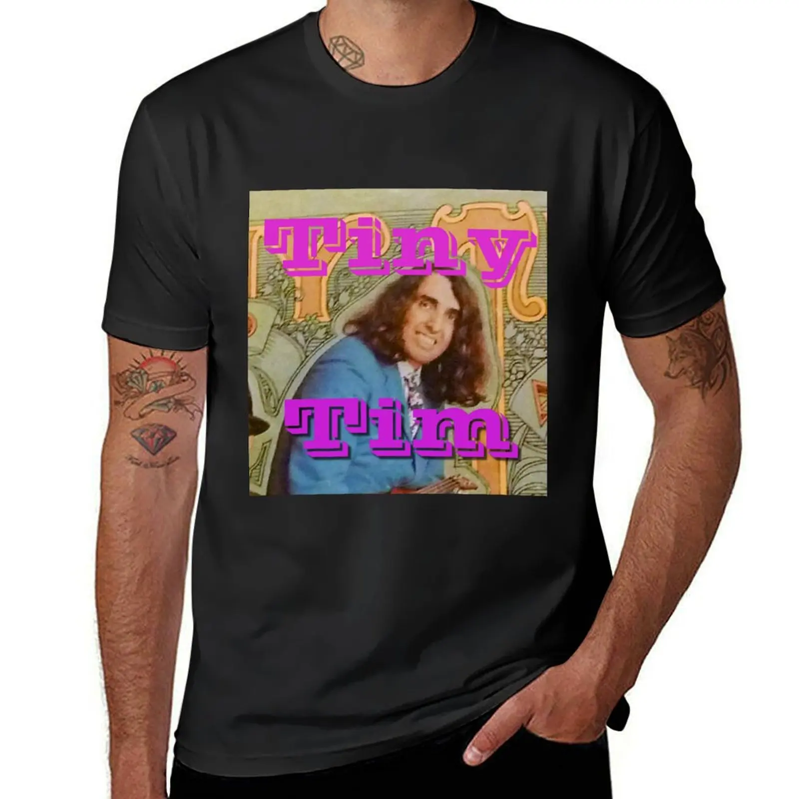 Tiny Tim T-Shirt boys whites Blouse quick-drying designer t shirt men