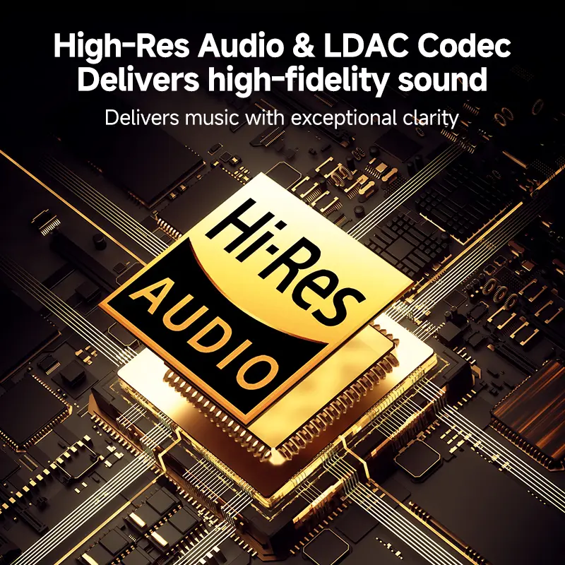 QCY H3 Pro ANC Wireless Headphone Hi-Res Spatial Audio Earphone with LDAC 50dB Noise Canceling Over Ear Headset Dual Connection - Image 4