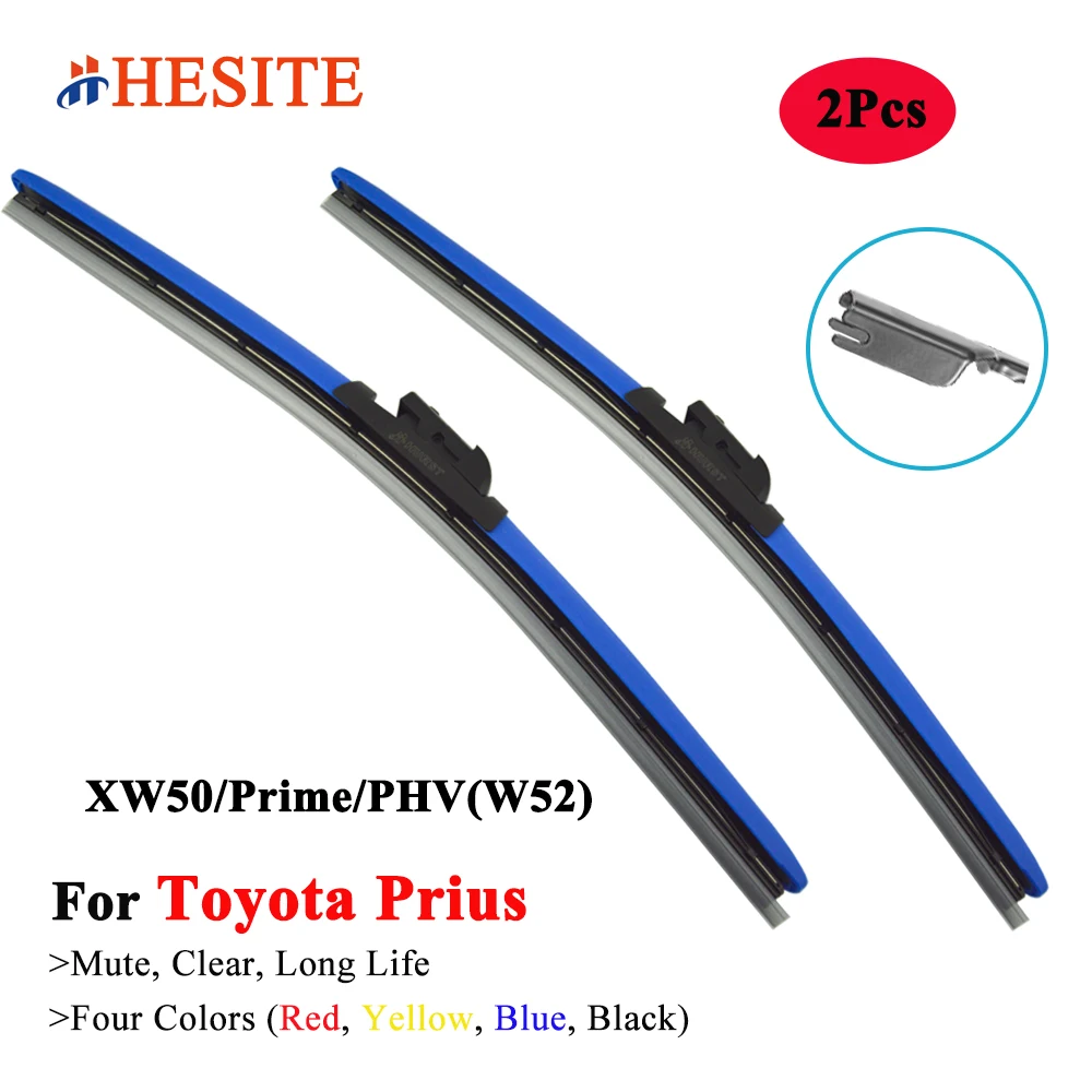 HESITE Colorful Car Windshield Wiper Blade For Toyota Prius Prime PHV