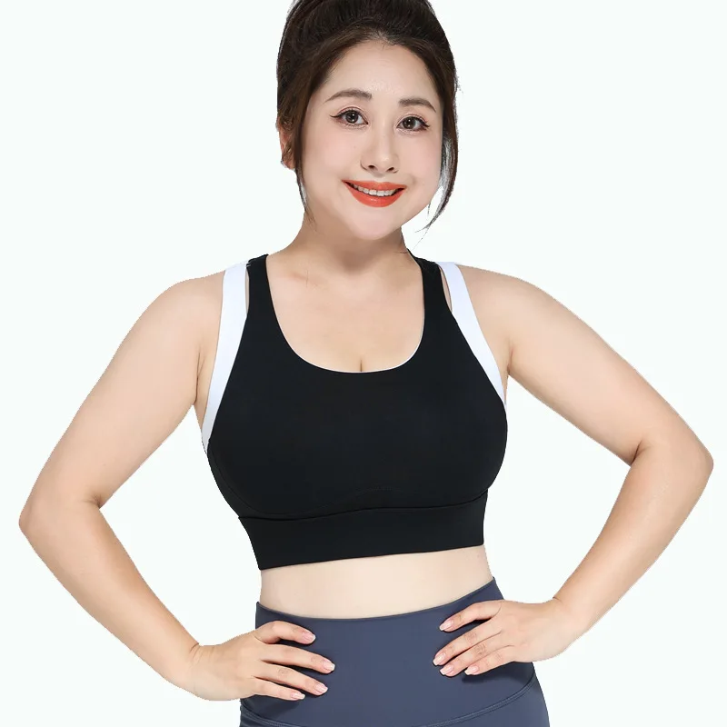 S5XLHighImpactWomenSportsBraBackClosureDoubleDeckMesh