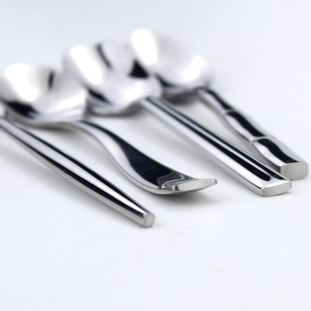 Tea Spoons Dessert Spoons Stainless Steel Mirror Polish Flavour Spoon Stirring Scoops Handy Utensils Silverware