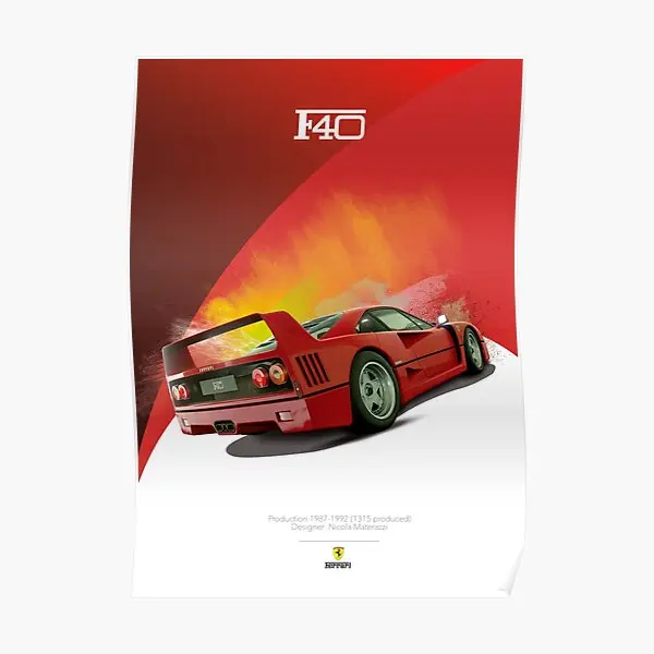 

F40 Poster Painting Art Funny Print Room Picture Decoration Home Modern Decor Wall Vintage Mural No Frame