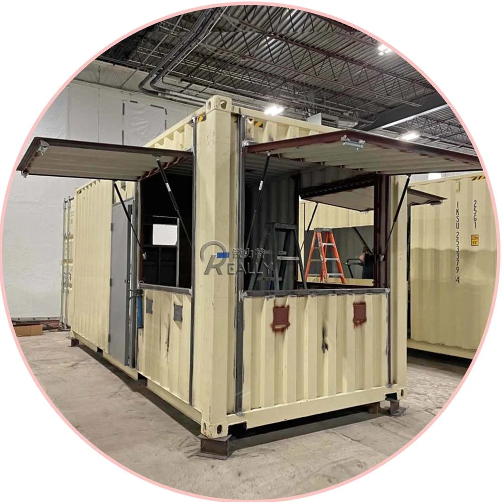 40 Ft Flat Pack Container Due Camere Da Letto Container Prefabbricato Casa Container Bar Ristorante