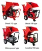 Wood Chipper Shredder Portable Hydraulic Wood Log Branch Chipper Industrial Barrel Shredder Electrically started diesel eng 4