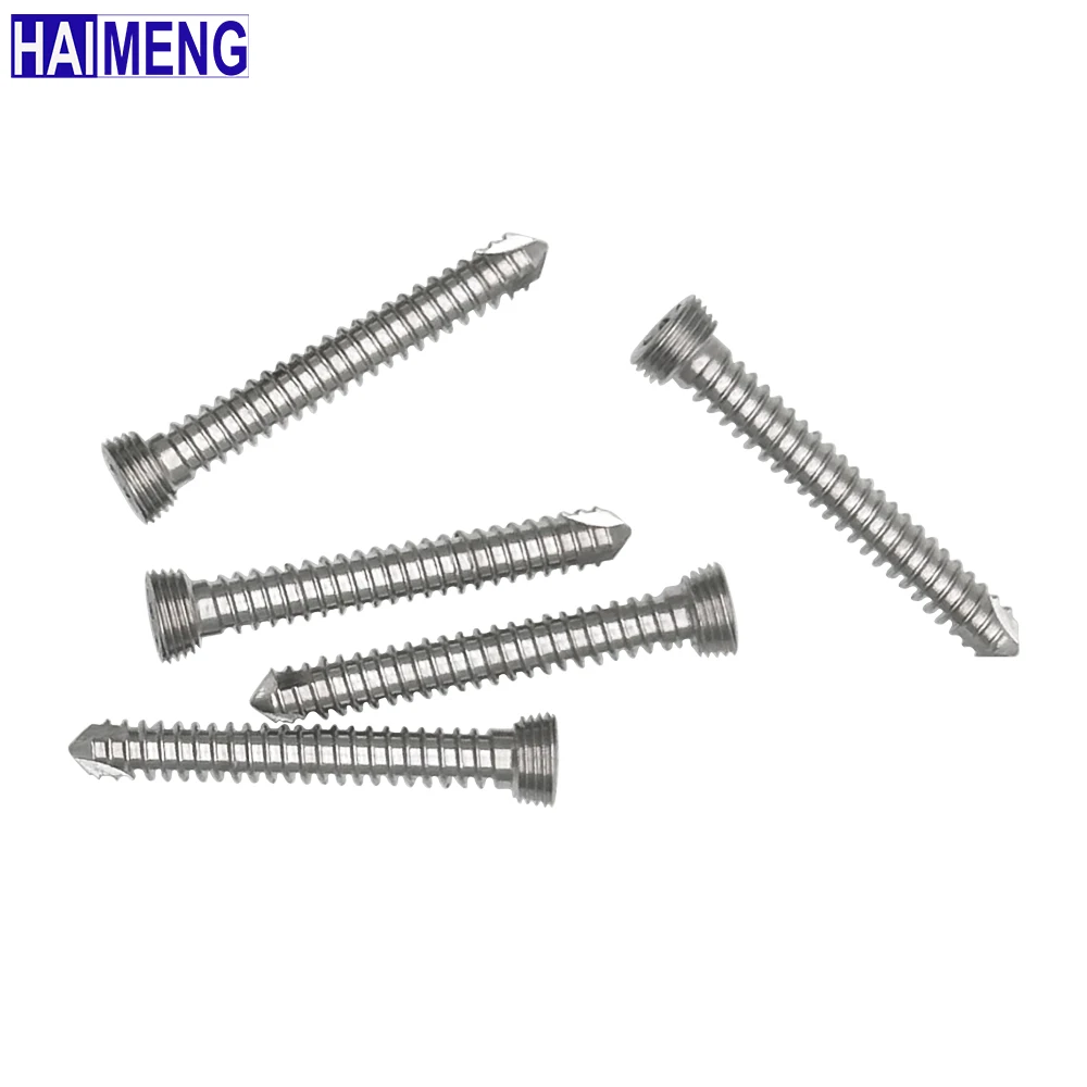Veterinary Surgical Instruments 2.4mm SS Locking Screws Mascotas Orthopedics Implants for Dogs
