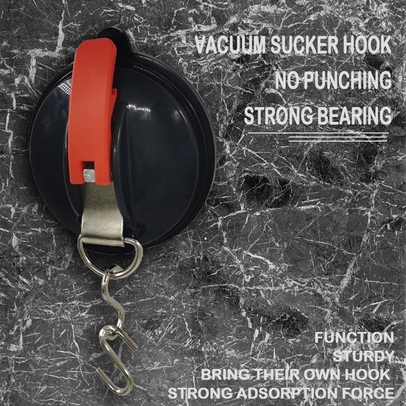 Vacuum suction cup anchor with fixing hook strap suction cup hook for car bathroom heavy duty car