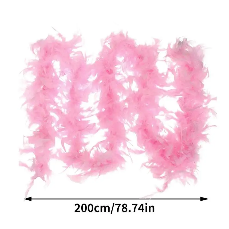 Feather Boas 2 Meters/6.6 Ft Fancy Dress Feather Boas For Women 7 Colors  Dress Boas For Party Wedding Halloween Costume - AliExpress