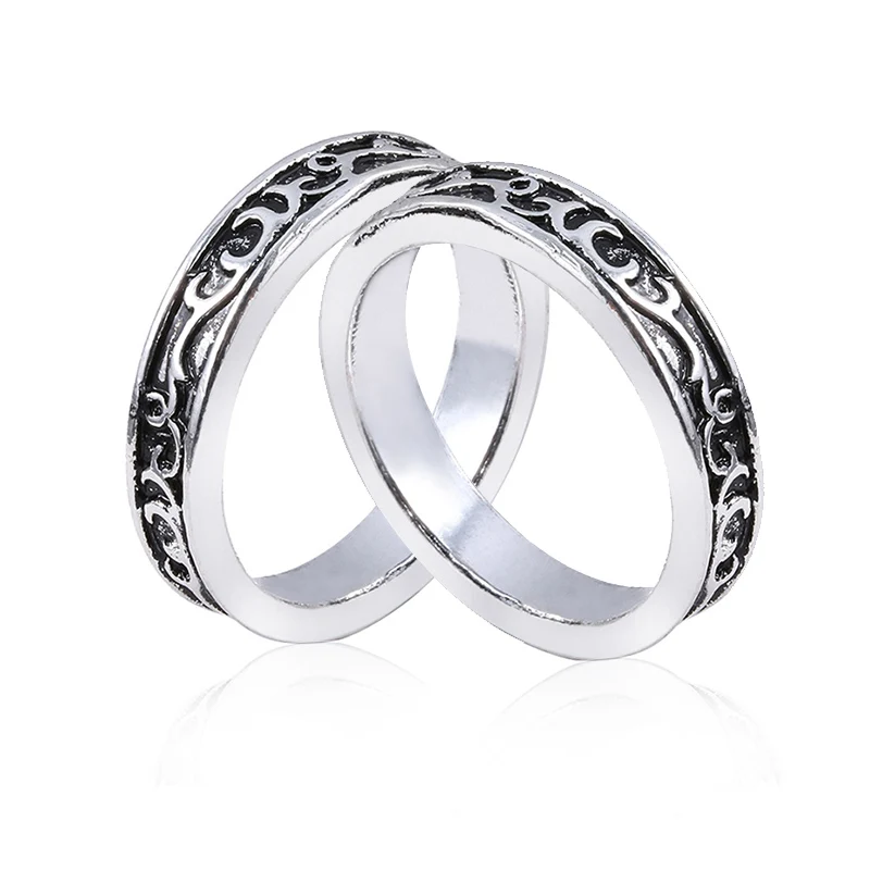 Game Souls Ring Men Women Adjustable Rings Dark Gemstone Rings Chloranthy Badge Metal Ring Fans Cosplay Jewelry Accessories 3