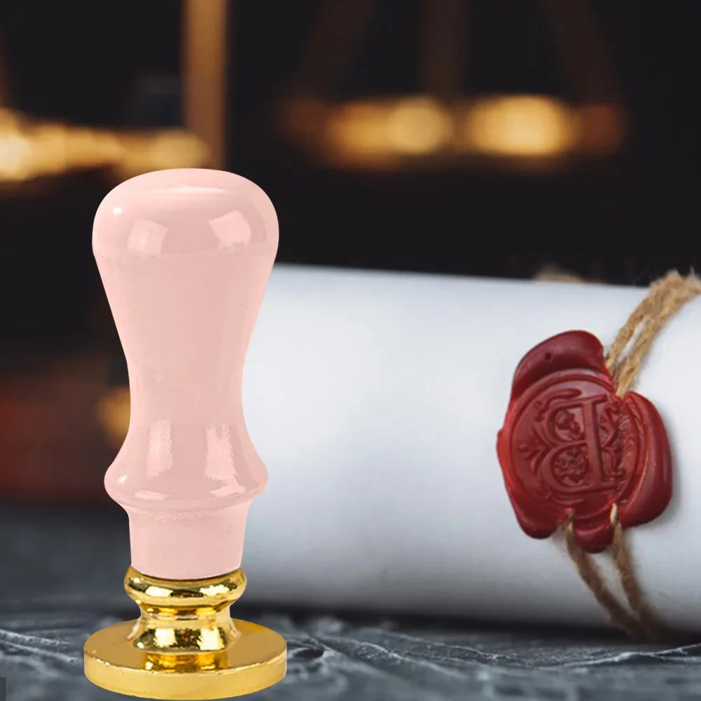 Description Picture 4 of itemRetro Art Seal Handle Multipurpose DIY Embossed Seal Handle Envelope Decorative Wax Seal Stamp Handle for Packaging Scrapbooking