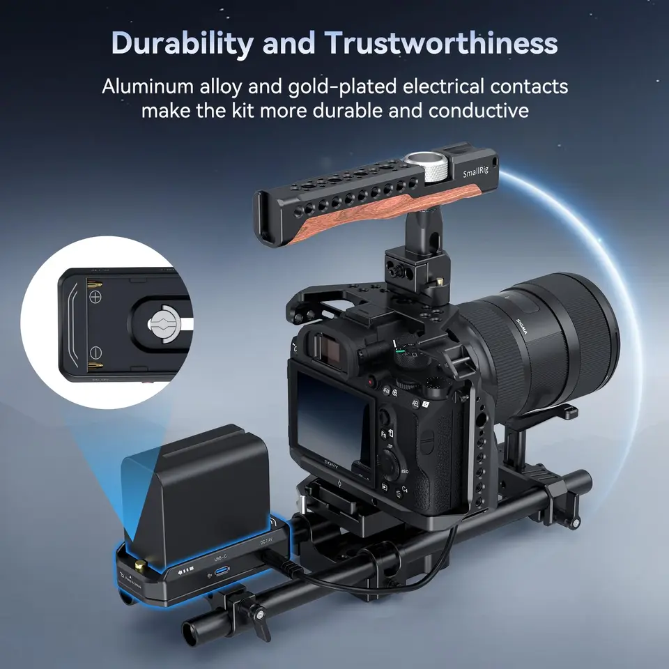 SmallRig NP-F Battery Adapter Mount Plate Kit for Sony Sony FX3